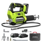 Taskstar Cordless Grease Gun 12000psi 6 7 Oz min Battery Powered With 2xbattery