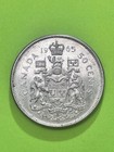 1965 Canadian  Silver Ag 50 Cent Half Dollar  Qeii    New Effigy  Nice Coin