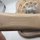 Vintage Bell System Rotary Dial Phone Western Electric Beige Desk Telephone Prop