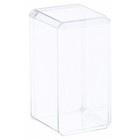Pioneer Plastics Clear Case For 1 64 Scale Cars  3 5  W X 1 625  D X 1 75  H