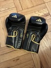 Adidas Hybrid 80 14oz Boxing Gloves Black gold