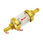 8mm Cnc Aluminum Fuel Filter Inline Gas Petrol Oil Filter For Motorcycle Atv Bik