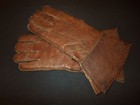 Ww2 German Luftwaffe Fliegerhandschuhe - Leather Pilot Gloves - Gauntlet - Nice 