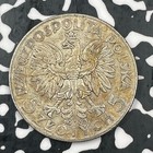 1933 Poland 5 Zlotych Lot f6965 Silver 
