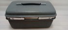 Old Vintage Samsonite Grey Gray Luggage Carry On Hard Shell Train Case Suitcase