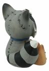 Ebros Furrybones Bandit The Raccoon Voodoo Stitched Skeleton Figurine 3 h
