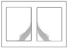 Wing Office 1000 Self Adhesive Shipping Labels Round Corner Blank Shipping Label