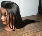 26-28    Synthetic Fiber Hairdresser Training Mannequin Head W clamp Stand
