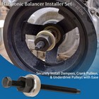 5pcs Harmonic Balancer Installer Tool Set  Long Reach Crank Pulley    