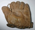 1930s Antique Marathon Horsehide Baseball Glove Split Finger Baseball Glove