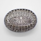 Filigree Oval Box 800 Silver