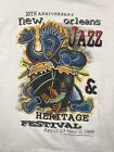 Vintage New Orleans Jazz   Heritage Festival 30th Anniversary Shirt 1999 Size S