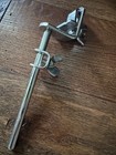 Vintage Ludwig Drums 1960s Script Logo Bass Drum Hoop Cow Bell Mount-vg 