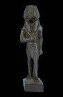 Authentic Ancient Egyptian Statue God Anubis Striding Deity Figurine Rare Bc