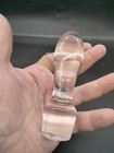 Large Hand Blown Tear Drop Clear Decanter Stopper Only Fits 1 In  Bottle Neck