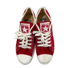 Vintage Red Converse Star Sneakers Athletic Shoes Made In Usa   Size 1 Youth  