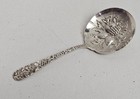 S  Kirk   Son Sterling Silver 925 Repouss   Bon Bon Spoon Floral Antique 28 9g