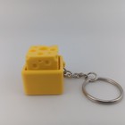 3d Printed Clicker Sensory Fidget Toy Keychain - Cheese - 1 