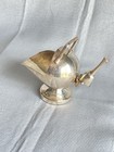 Vintage Silver Plate Sugar Scuttle With Spoon Scoop Shovel 4 5 t