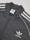 Adidas Jogger jacket Black White  Youth Size 13y-14y  Size Large