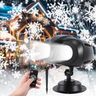 Led Christmas Projector Laser Light Landscape Led Snowfall Garden Party Light