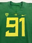 Oregon Ducks Game Used   Worn Nike Football Jersey  91