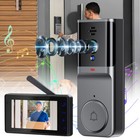 Wireless Video Doorbell Intercom System Smart With 4 3   Screen 1080p Hd Monitor