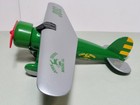 Vintage John Deere   Lockheed Vega Airplane Coin Bank By Liberty Classics  1992 
