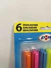 Papermate Intro 6 Pack Highlighters Vintage Multicolor Chisel Tip