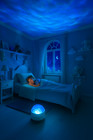Ocean Wave Led Projector Night Light With Remote  Kids Room Ceiling Lamp Light  