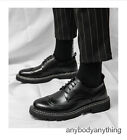 Brogues Mens Dress Formal Business Shoes Round Toe Work Office Lace Up Wing Tip