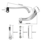 Aluminum Mid Controls Peg Set For Harley Sport Glide Flsb Fxfb Fxfbs 2018 2025