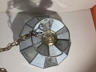 Vintage Tiffany Style Stained Glass Hanging Light Fixture