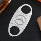 Cigar Cutter Guillotine Stainless Steel Smooth Double Blade Exquisite Cigar Clip