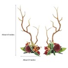  Christmas Reindeer Antlers Headband Hair Clips Hair Hoop Girl Resin Antlers A