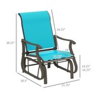 Comfortable Swivel Glider Rocking Chair For Nursery Living Room Lounge