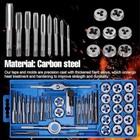 40pc Metric Tap And Die Set M3 To M12 Threading Tool Set For Cutting Threads New
