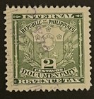Travelstamps  Philippines Documentary Revenue Tax Stamp 2 Centavo Used