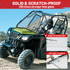 Full Windshield Scartch Resistance For Honda Pioneer 500 2015-2023  520 2021 