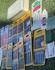 17 Vintage Singer Sewing Machine Needle Packs And Case   Dritz Lot Mixed Sizes