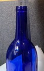 Set 3 Cobalt Blue Glass Wine water Bottles 11 1 2  X 3  Dia  750ml  Decorative 