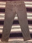 Original Use Men s Gray Denim Slim Tapered Distressed Jeans Button Zip 5-pocket