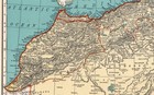1936 Antique Morocco Map Vintage Map Of Algeria Tunisia North Africa Map 2431