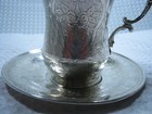 Antique Ottoman  Empire Style 900 Silver Sahlep Cup Early 1900s Marked 340g