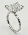 5 00 Carat E Vs1 Platinum Radiant Cut Lab Grown Diamond Ring Igi Certified