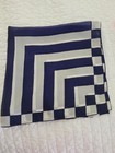 2 Vnt Vera Scarves Square Navy   White pink Polkadot Vera Neumann Small Scarfs