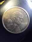 2000 P Wounded  speared  Eagle Die Gouge Sacagawea Dollar