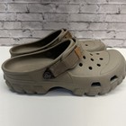 Mens 9 Womens 11 Crocs Unisex Off-road Sport Clogs Beige