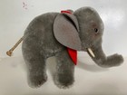 Vintage Steiff Mohair 1960   s Mini Elephant  Stuffed Animal Made In Austria