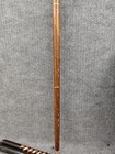 Solid Vintage Looking Victorian  Wooden Walking Shaft Only Engraved New Designer